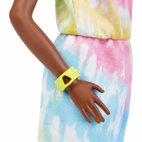 barbie fashionistas doll, tall, blonde afro with side puffs (3)