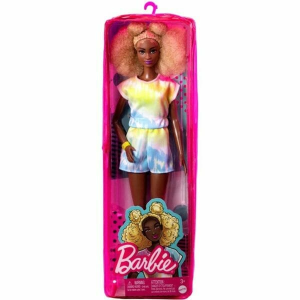 barbie fashionistas doll, tall, blonde afro with side puffs (6)