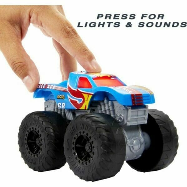 hot wheels monster trucks roarin’ wreckers race ace (2)
