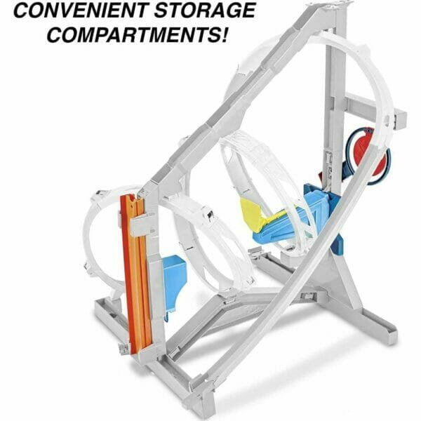 hot wheels track builder unlimited corkscrew twist kit playset, gift for kids (2)