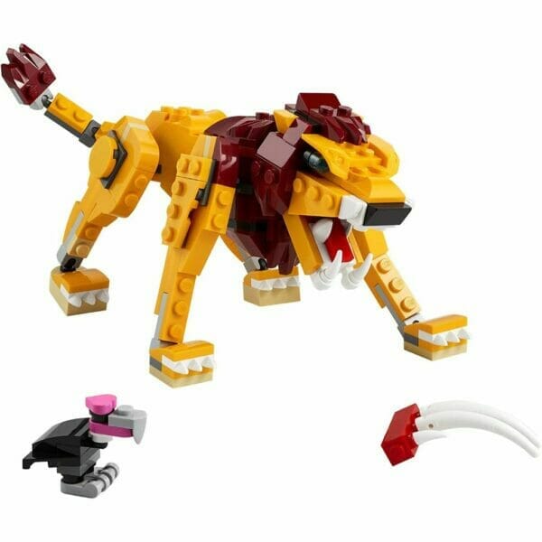 lego wild lion 31112 building set (1)
