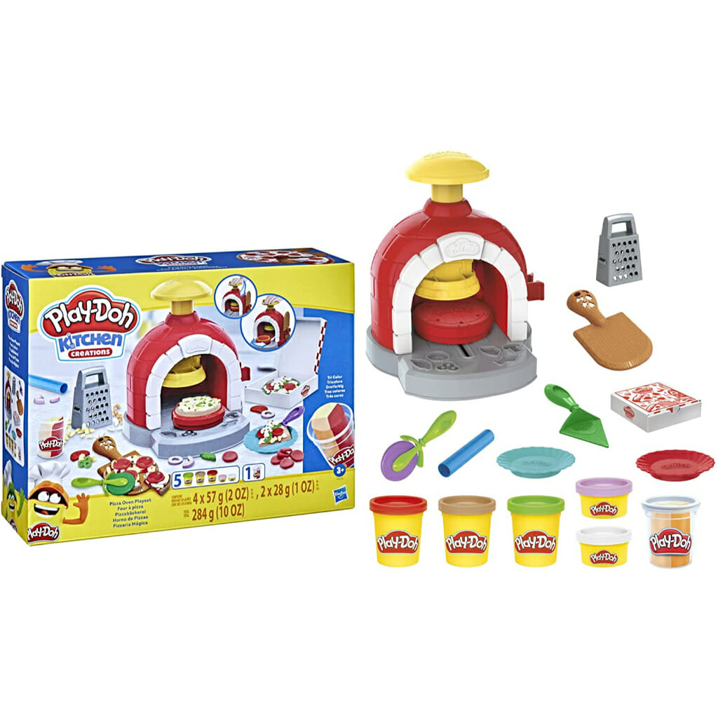 play doh kitchen creations pizza oven playset (12)