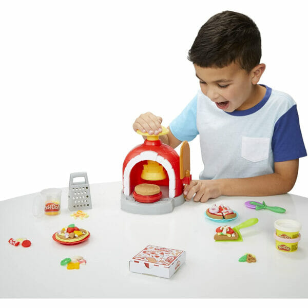 play doh kitchen creations pizza oven playset (8)