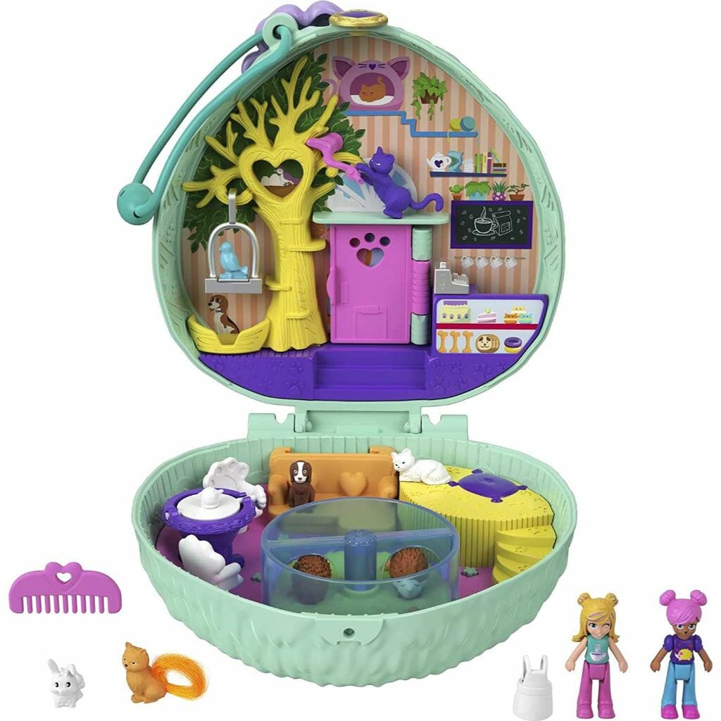 polly pocket hedgehog cafe compact