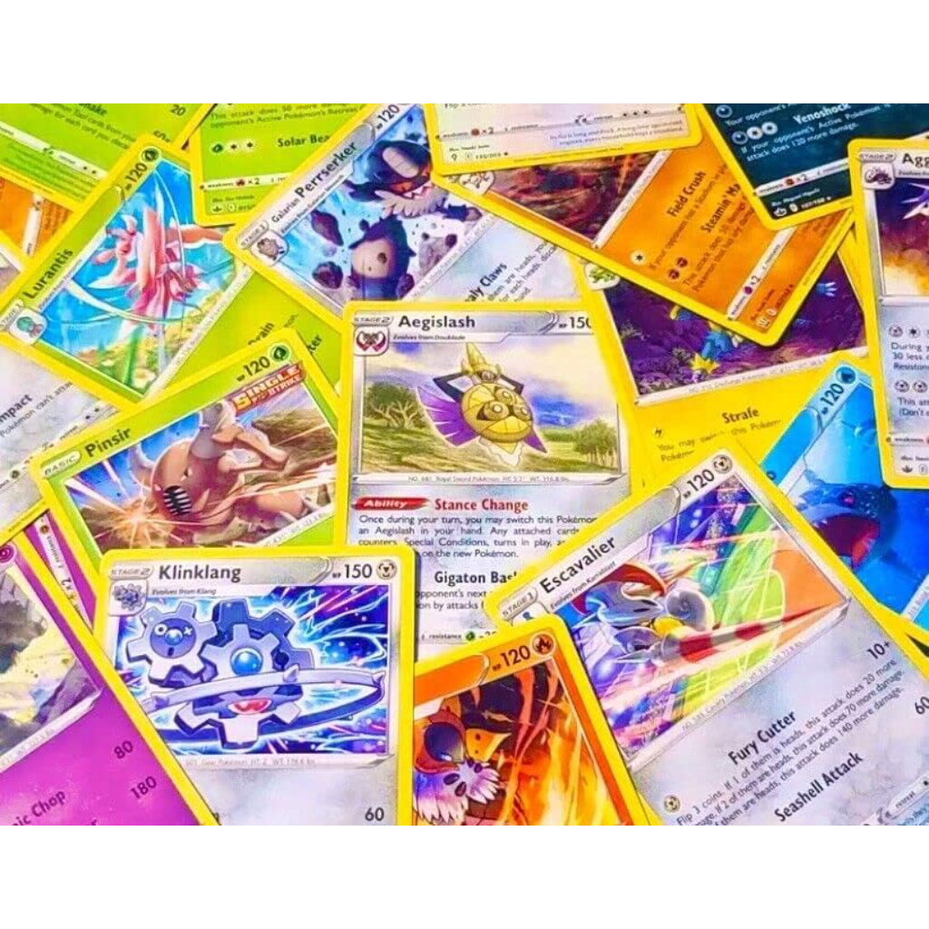 25 rare pokémon cards with 100 hp2