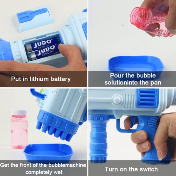 32 hole rocket luncher bubble gun2