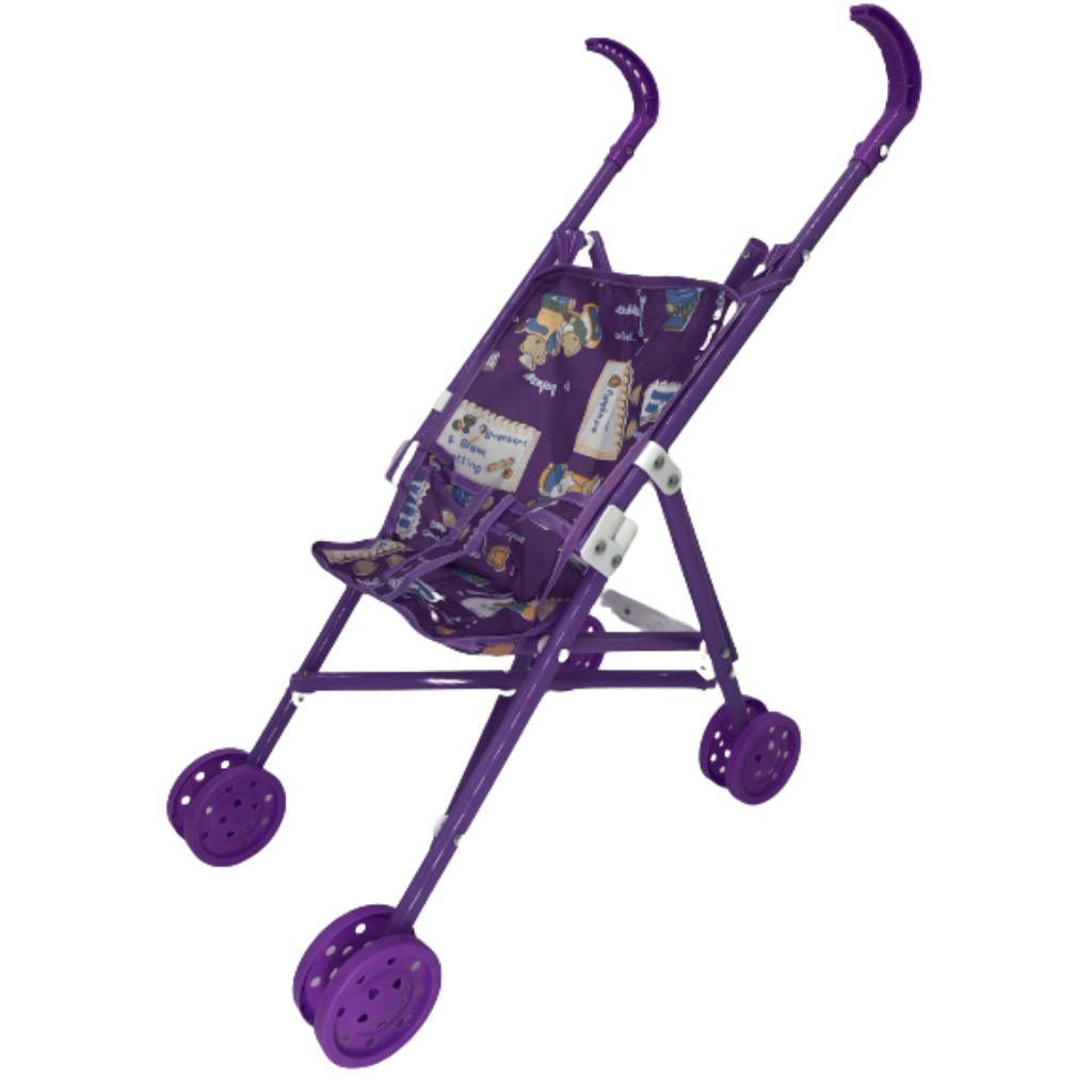 baby barrow doll stroller purple1