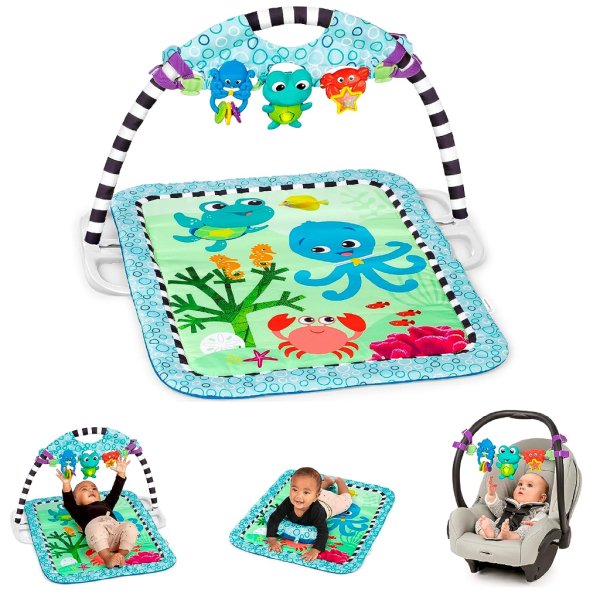 baby einstein neptune's discovery reef 3 in 1 activity play gym