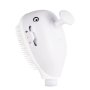 Baby Bath Shower Head Single Shower Head Shark Bath Sprayer for Kids with Soft Silicone Brush White Color