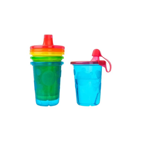 the first years take & toss spill proof sippy cups, 10 ounce, 4 count