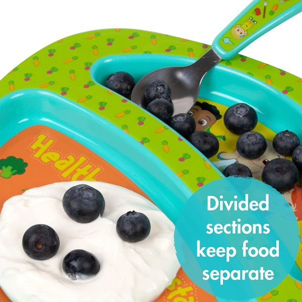cocomelon dinnerware set toddler plates and toddler utensils2
