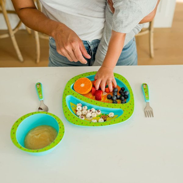 cocomelon dinnerware set toddler plates and toddler utensils3