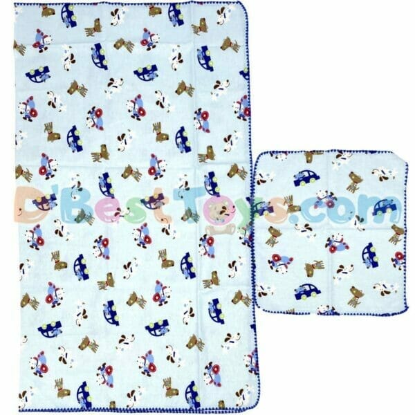 baby blanket with rag (styles vary)7