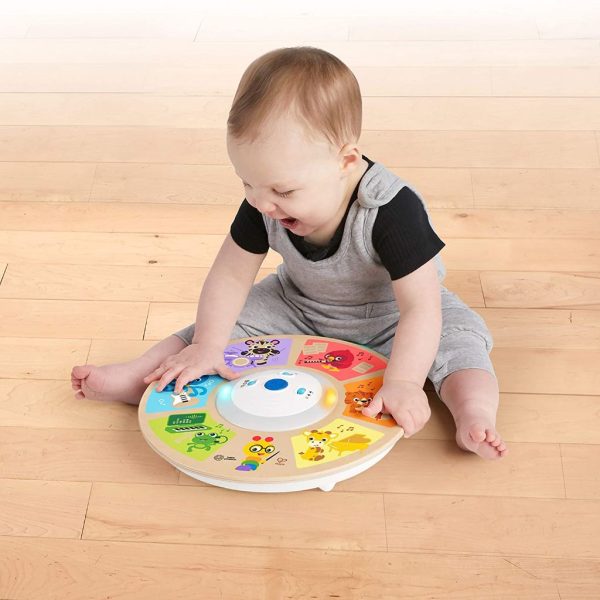 baby einstein cal's smart sounds symphony magic touch wooden electronic activity toy, ages 6 months + (2)