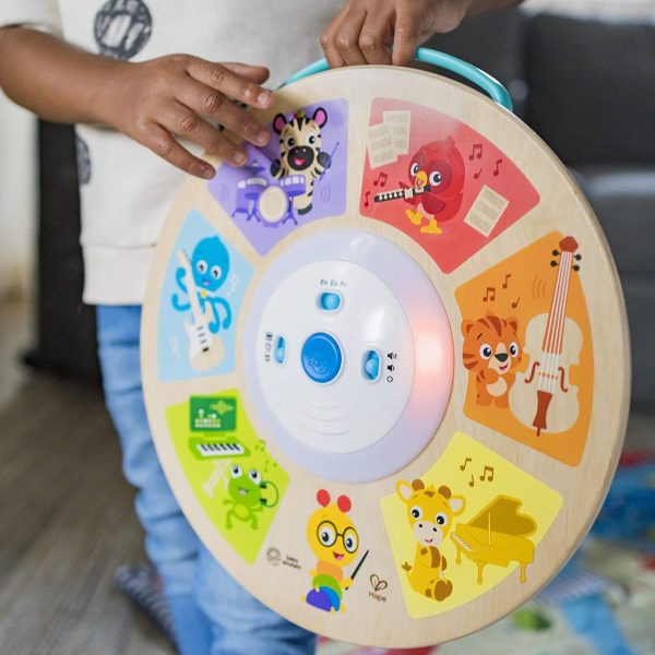 baby einstein cal's smart sounds symphony magic touch wooden electronic activity toy, ages 6 months + (4)