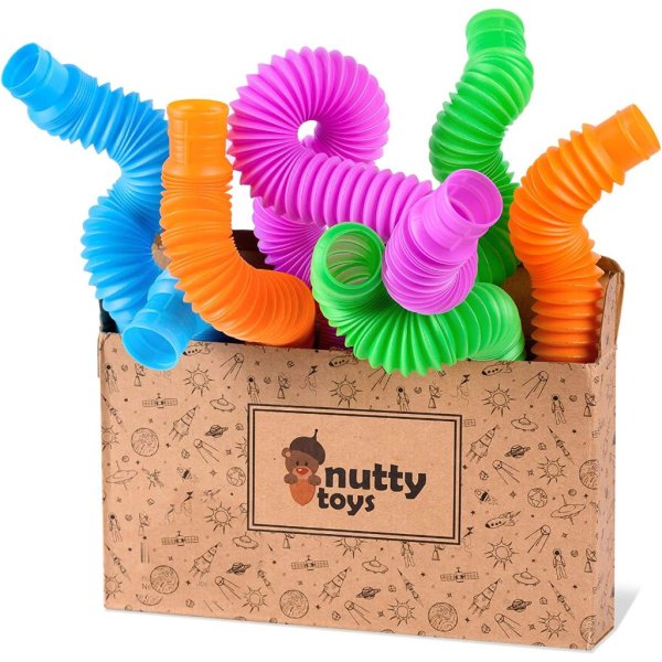 nutty toys pop tubes sensory toys