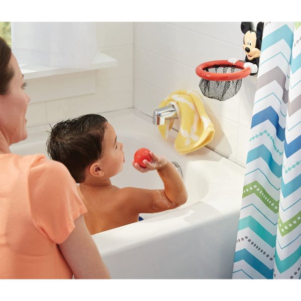 the first years disney mickey mouse shoot and store baby bath toy2