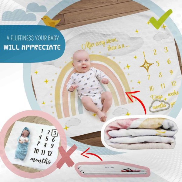 milestone blanket baby boy or girl2