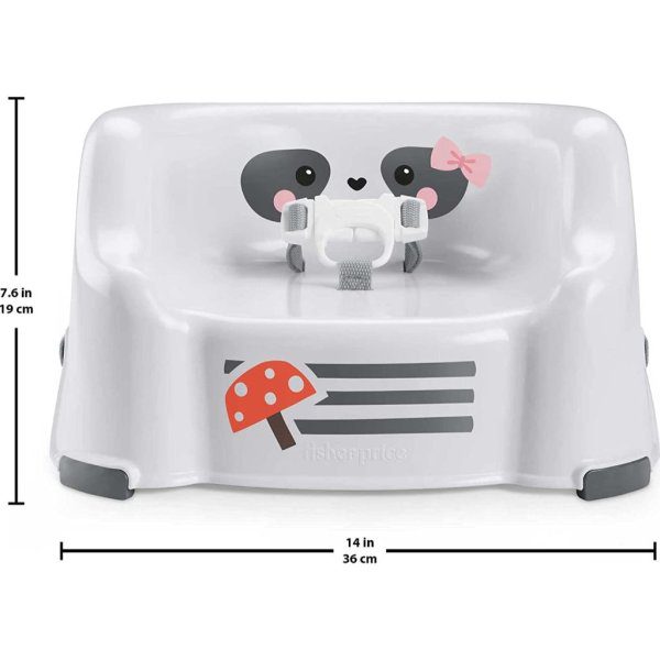 fisher price toddler booster seat & portable dining chair, raccoon, simple clean & comfort booster seat (3)