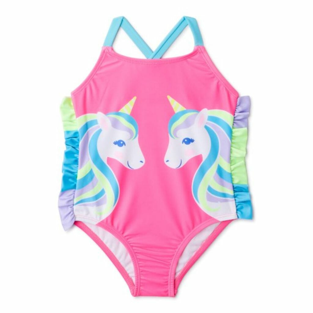 Wonder Nation Unicorn One-Piece Swimsuit – D'Best Toys