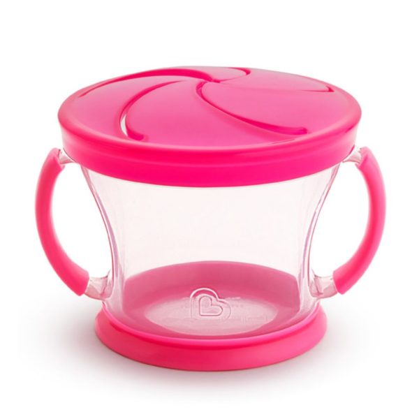 munchkin snack catcher pink1