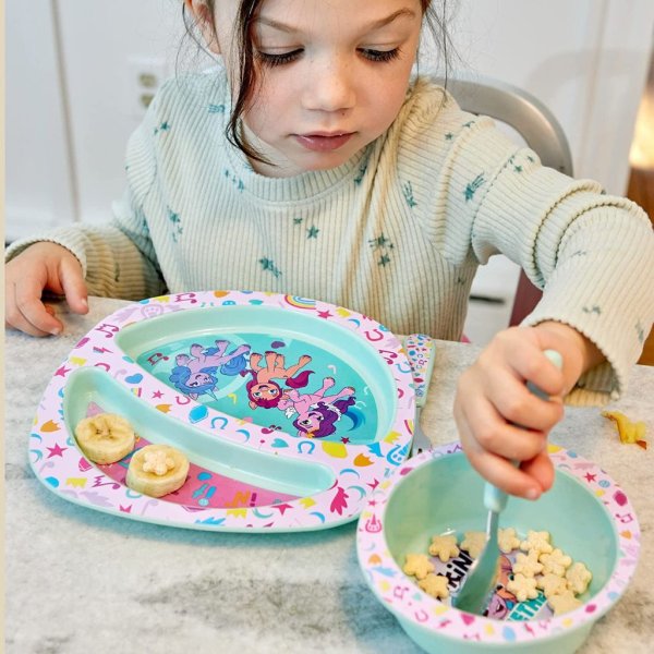 the first years my little pony mealtime toddler feeding set4