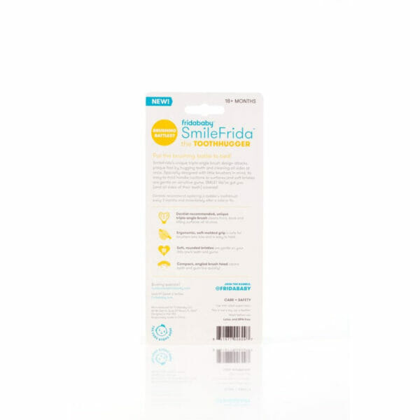 fridababy smilefrida toddler toothbrush in yellow3