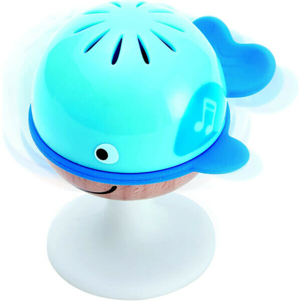 hape put stay rattle set three sea animal suction rattle toys, baby educational toy set (2)