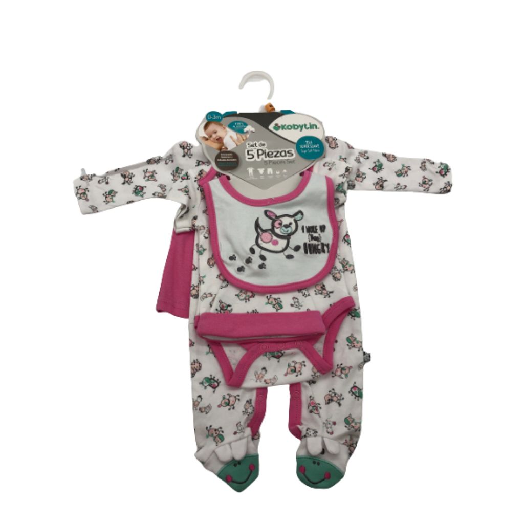 kobytin farm animals collection 5pcs set 0 3m pink 1 removebg preview