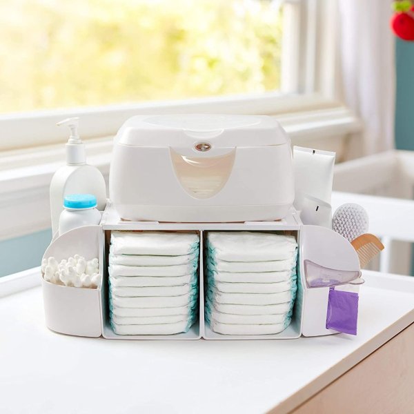 munchkin diaper change organizer1