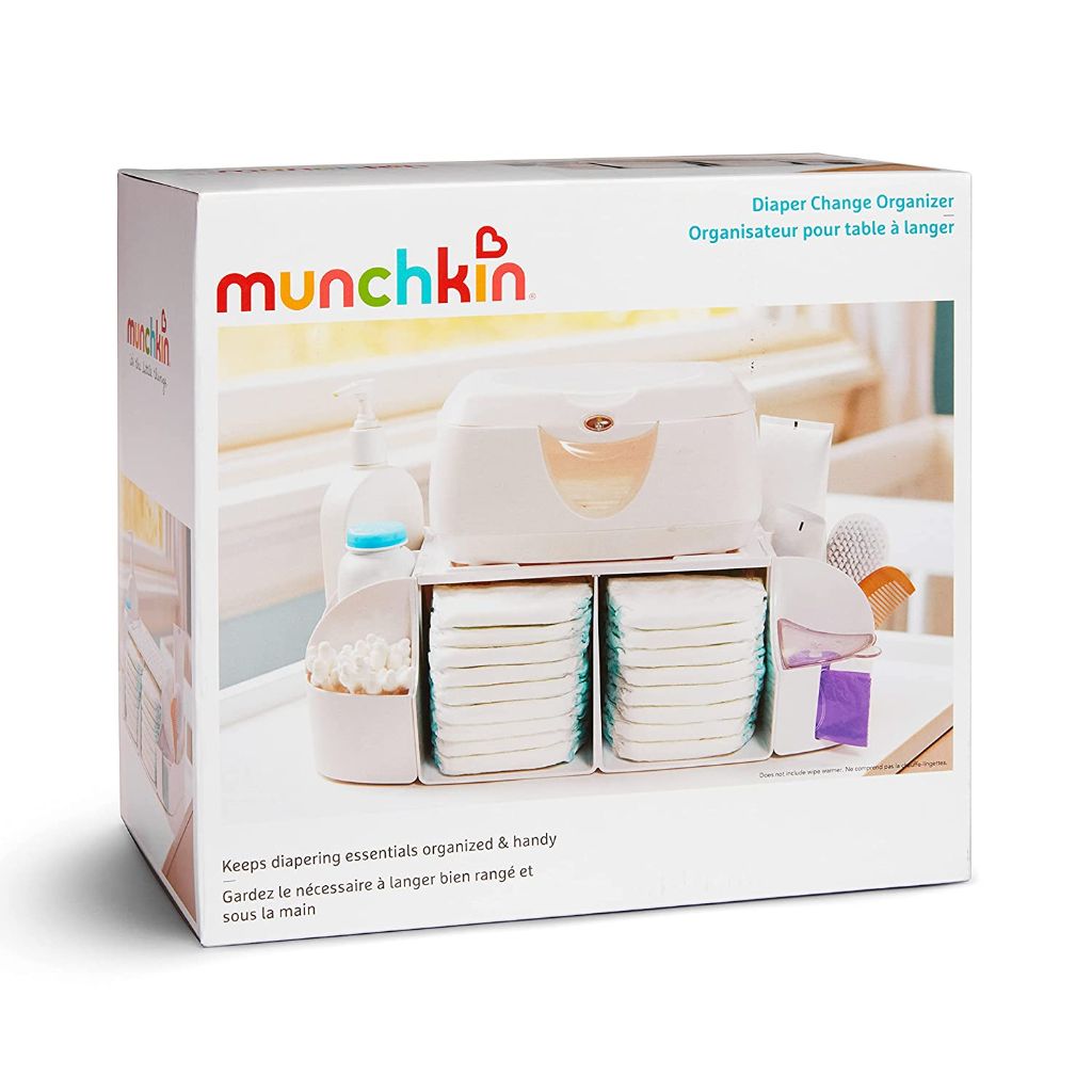 munchkin diaper change organizer5