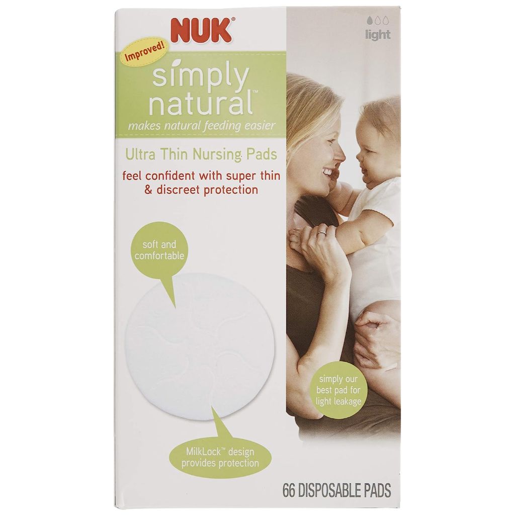 nuk ultra thin disposable nursing pads (66 pc)