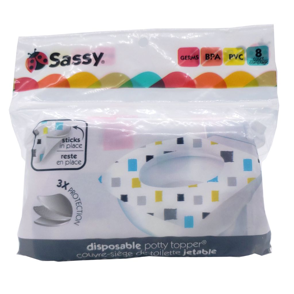 sassy disposable potty seat topper 8 count copy