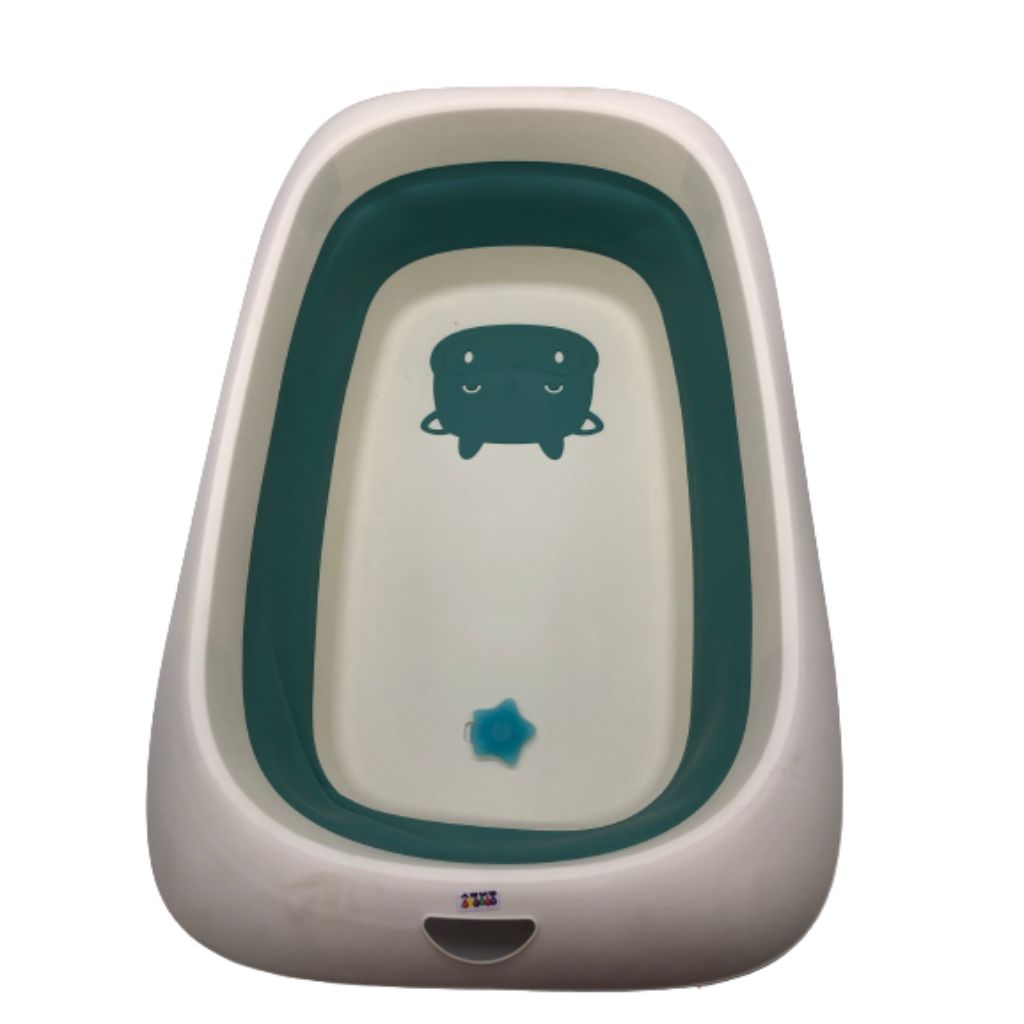 wonder baby folding bath tub green 2 removebg preview