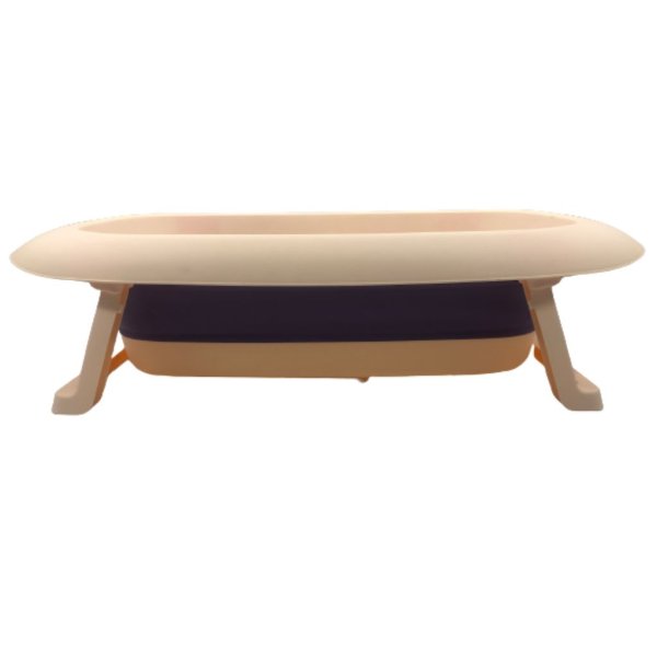 wonder baby folding elephant bath tub purple 4 removebg preview