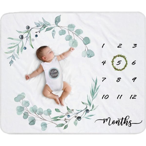 baby milestone blanket set (1)