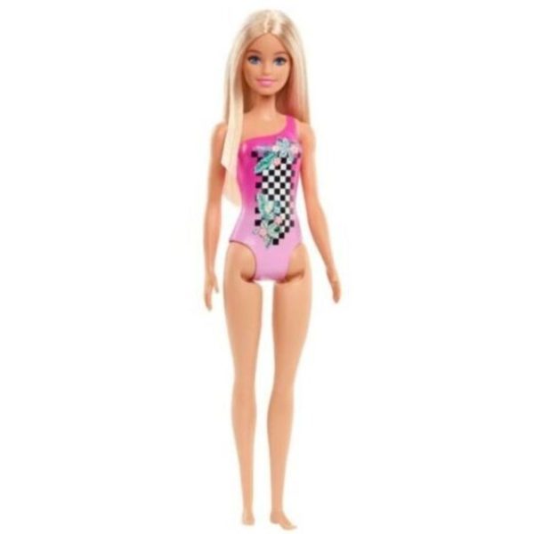 barbie beach doll tropical checkers