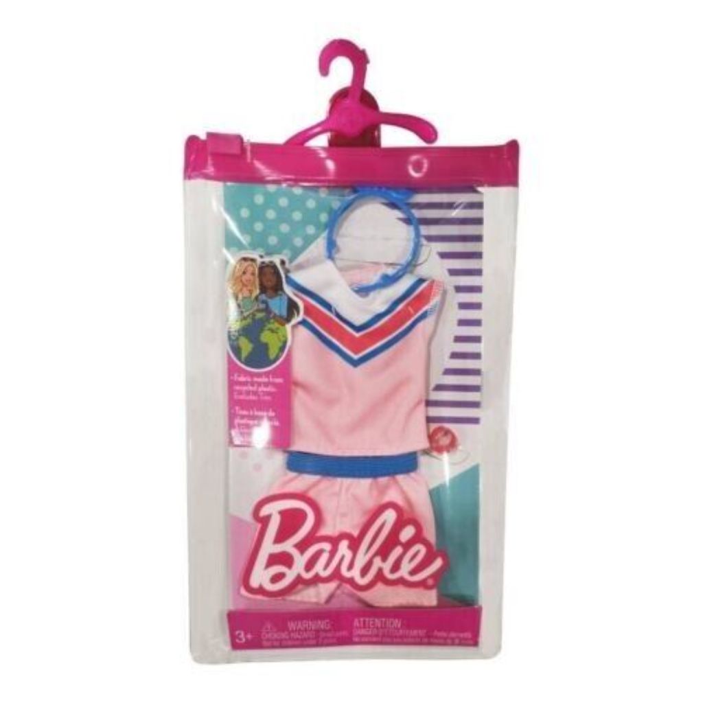 barbie complete fashion pack shorts top headband