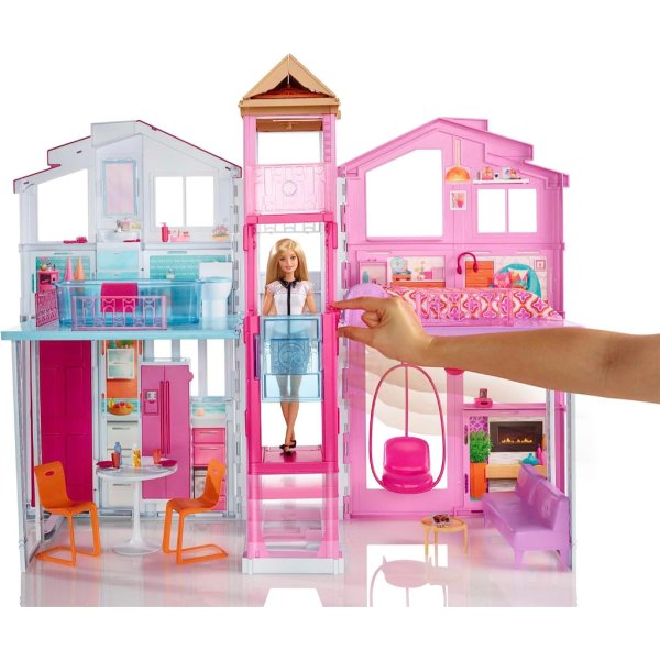 barbie doll house, 3 story townhouse2