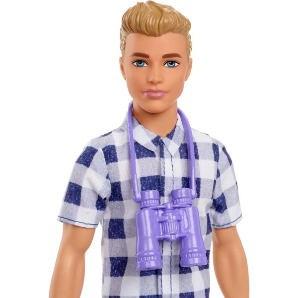 barbie it takes two ken camping doll & accessories, toy for 3 year olds & up3