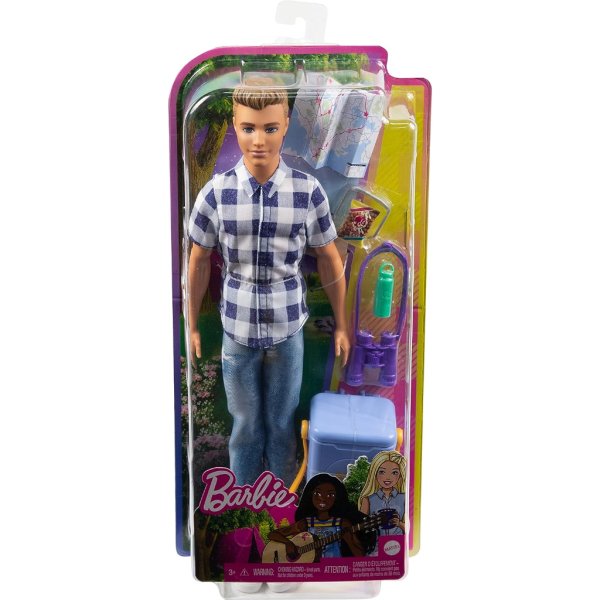 barbie it takes two ken camping doll & accessories, toy for 3 year olds & up5