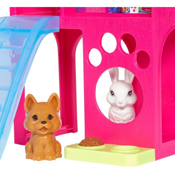 barbie pet playhouse playset with doll3