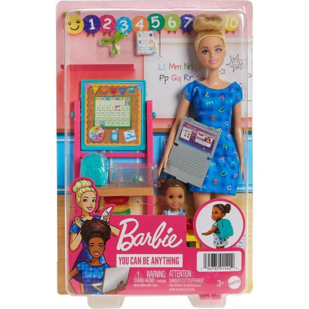 barbie you can be anything pre school teacher blonde doll