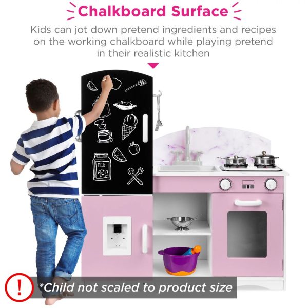 best choice products wooden pretend play kitchen1