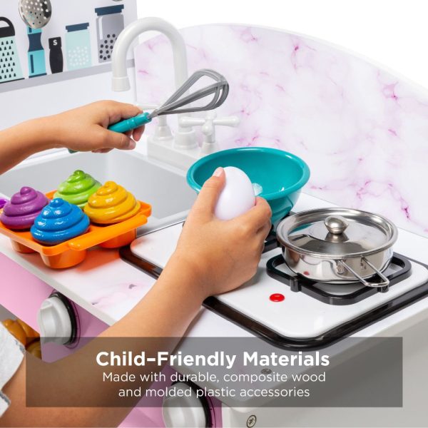 best choice products wooden pretend play kitchen2
