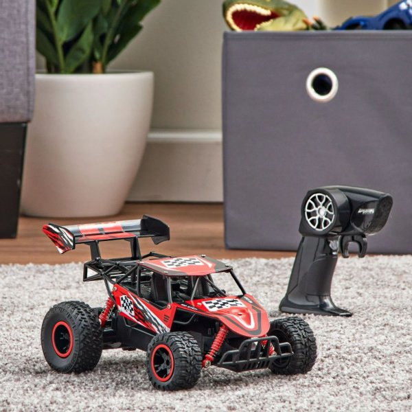 adventure force metal racer radio controlled vehicle, red