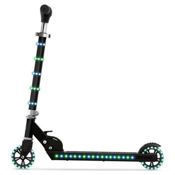jetson orbit light up folding kids kick scooter, blue2