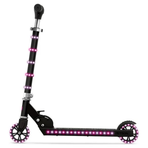 jetson orbit light up folding kids kick scooter, pink1