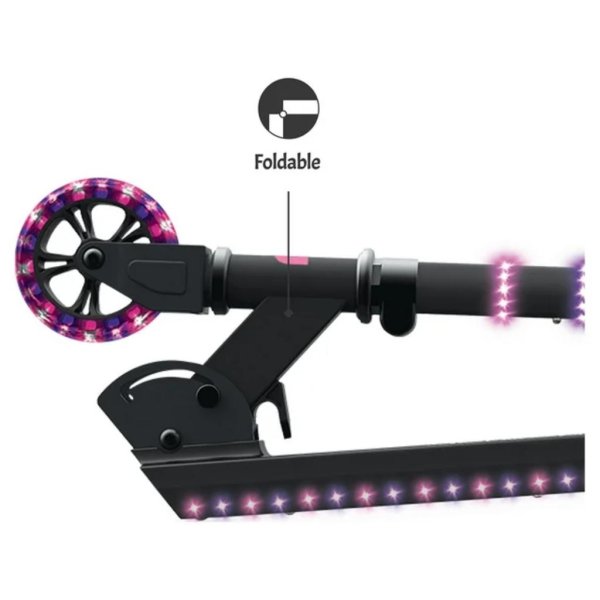 jetson orbit light up folding kids kick scooter, pink5