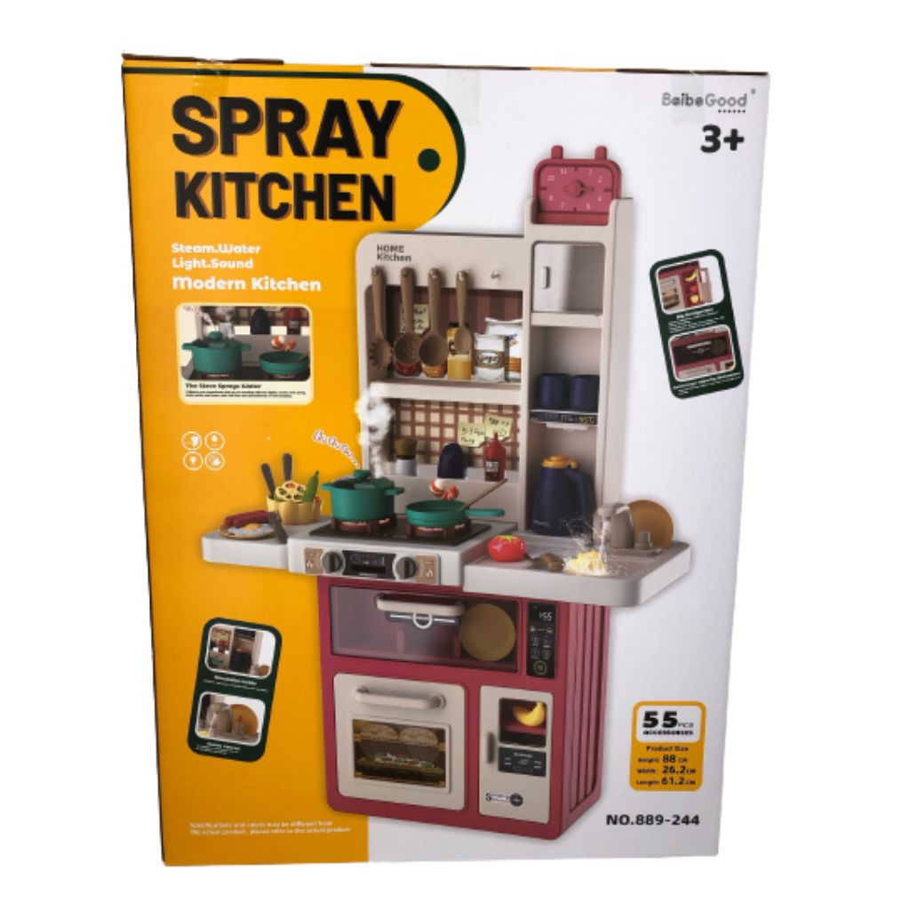 spray kitchen(steam,water,light,sound)55 pcs